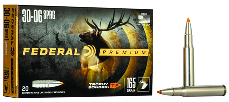 Federal Büchsenmunition Premium .30-06 Spring 10,7g Trophy Bonded Tip Vital Shok