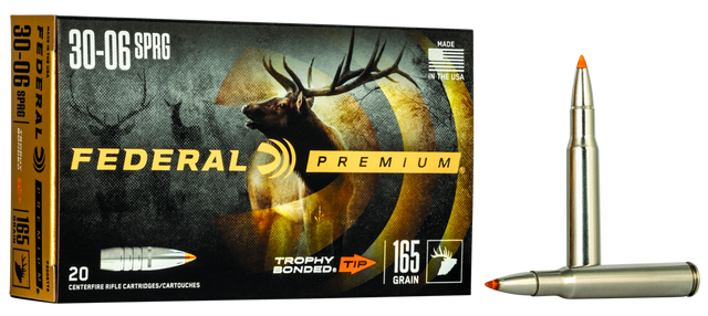 Federal Büchsenmunition Premium .30-06 Spring 10,7g Trophy Bonded Tip Vital Shok