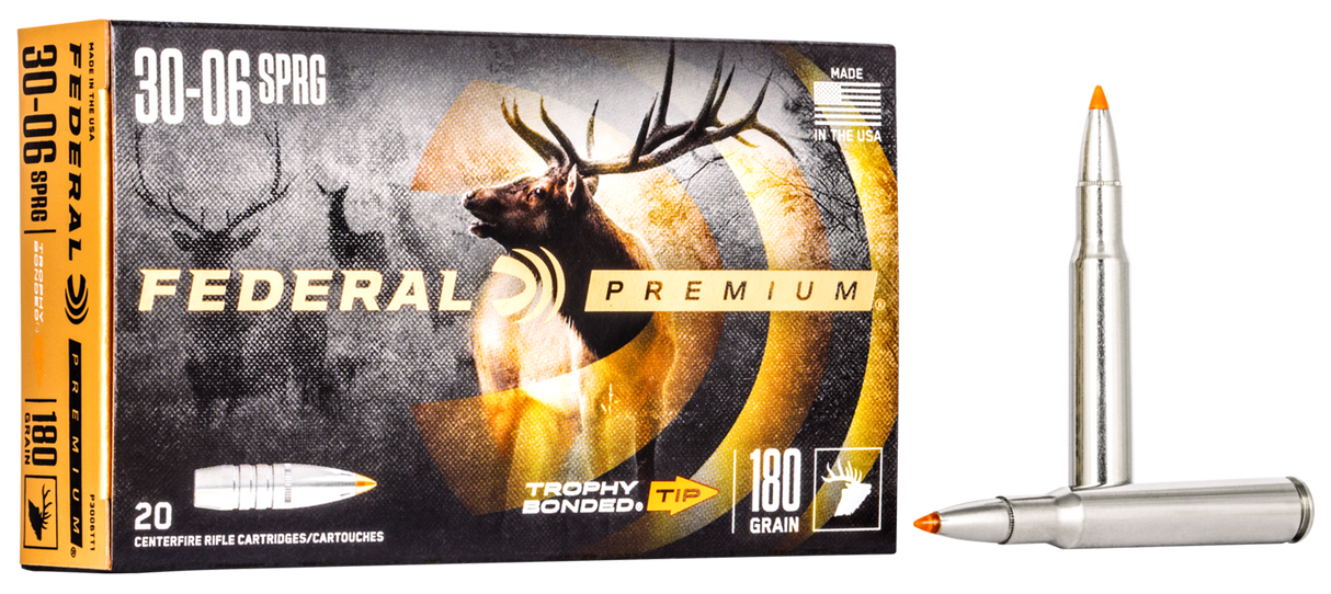 Federal Büchsenmunition Premium .30-06 Spring 11,7g Trophy Bonded Tip Vital Shok