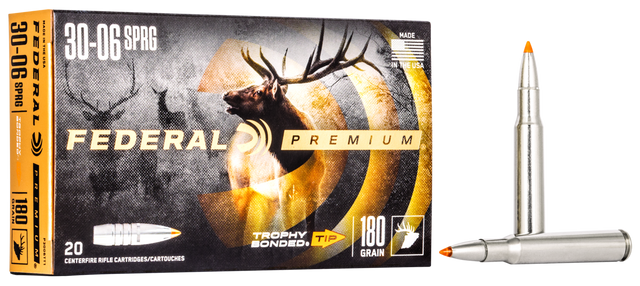 Federal Büchsenmunition Premium .30-06 Spring 11,7g Trophy Bonded Tip Vital Shok