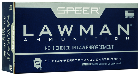 Speer Pistolenmunition Lawman .357 SIG 8,1g Total Metal Jacket Handgun Training