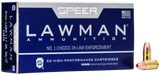 Speer Pistolenmunition Lawman 9 x 19 9,5g Total Metal Jacket Handgun Clean-Fire Training