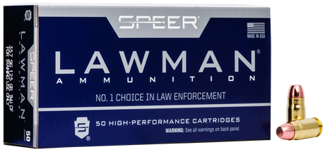 Speer Pistolenmunition Lawman .357 SIG 8,1g Total Metal Jacket Handgun Clean-Fire Training