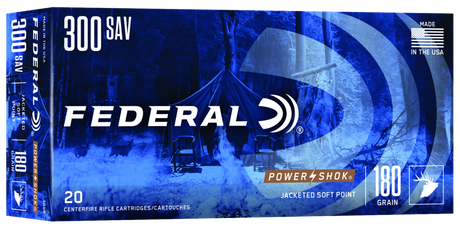 Federal Büchsenmunition .300 Savage 11,7g Jacketed Soft Point Power Shok