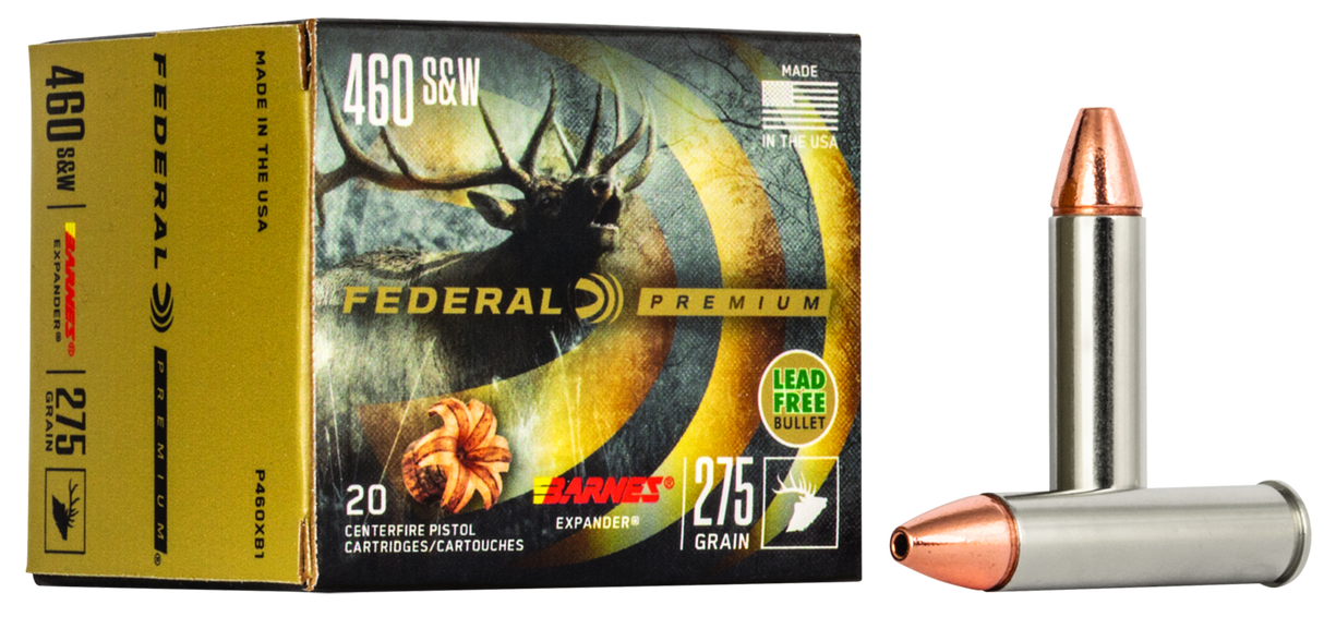 Federal Revolvermunition Premium .460 S&W Mag. 17,8g Barnes Expander