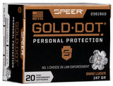 Speer Pistolenmunition Gold Dot 9 x 19 9,5g Gold Dot Hollow Point