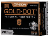 Speer Pistolenmunition Gold Dot .357 SIG 8,1g Gold Dot Hollow Point