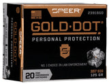 Speer Pistolenmunition Gold Dot .357 SIG 8,1g Gold Dot Hollow Point