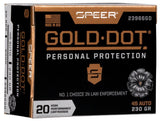 Speer Pistolenmunition Gold Dot .45 Auto 14,90g Gold Dot Hollow Point