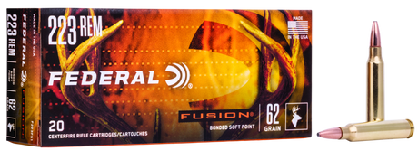 Federal Büchsenmunition .223 Rem 4g Fusion Soft Point