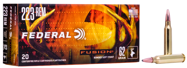 Federal Büchsenmunition .223 Rem 4g Fusion Soft Point