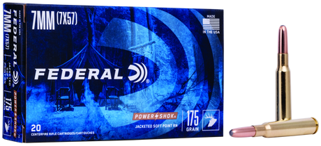 Federal Büchsenmunition 7 x 57 11,3g Jacketed Soft Point Power Shok