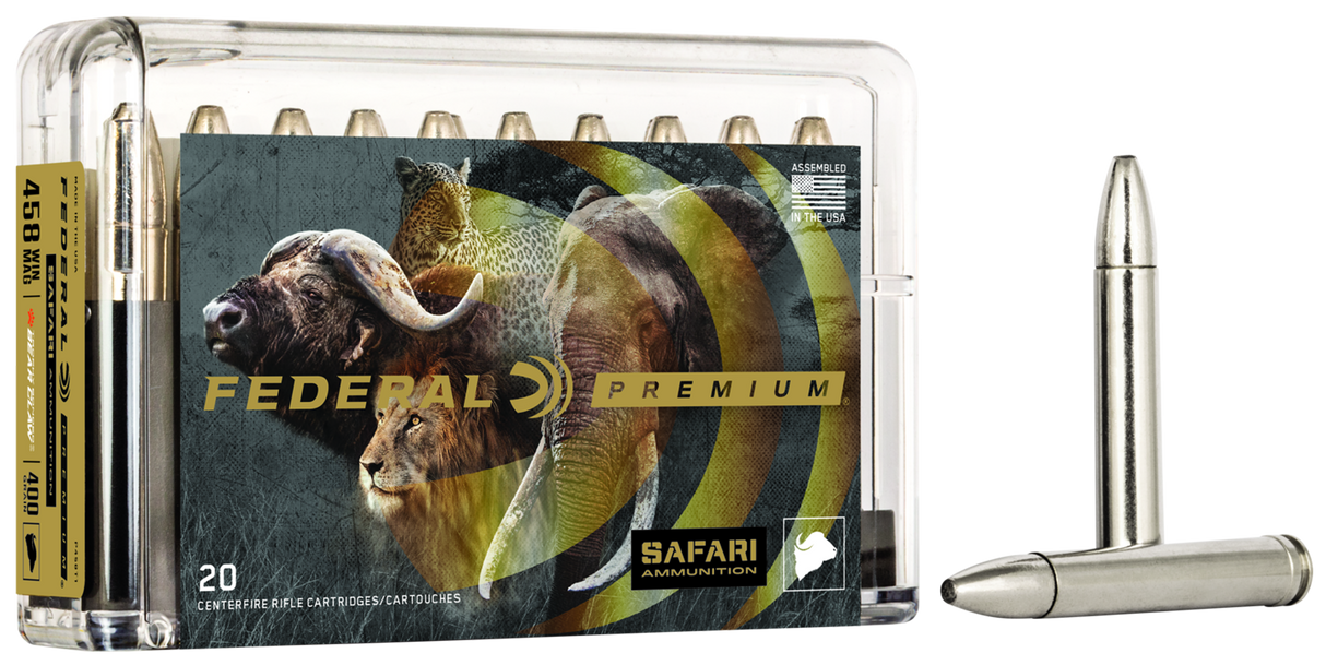 Federal Büchsenmunition Premium .458 Win. Mag. 25,9g Trophy Bonded Bear Claw