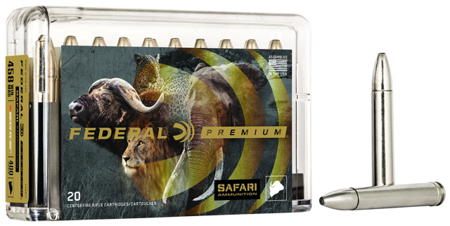 Federal Büchsenmunition Premium .458 Win. Mag. 25,9g Trophy Bonded Bear Claw