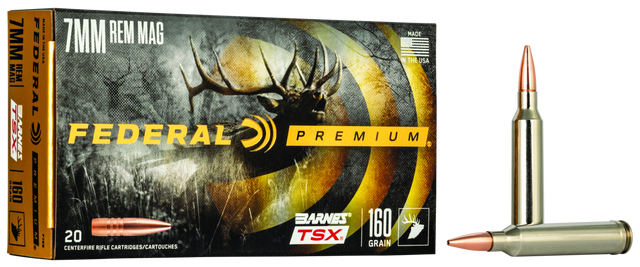 Federal Büchsenmunition Premium 7 mm Rem. Mag. 10,4g Barnes Triple-Shock X Bullet (TSX)