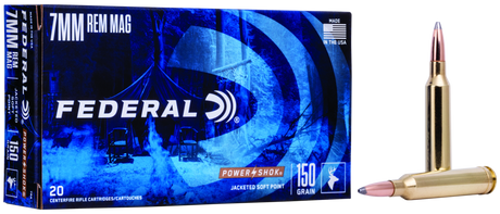 Federal Büchsenmunition 7 mm Rem. Mag. 9,7g Nosler Accubond Power Shok