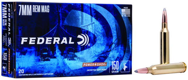 Federal Büchsenmunition 7 mm Rem. Mag. 9,7g Nosler Accubond Power Shok