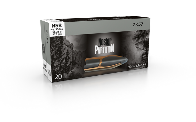 Sellier & Bellot Büchsenmunition 7 x 57 11,35g Nosler Partition