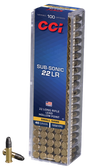 CCI Kleinkalibermunition .22 LR 2,6g Lead Hollow Point Sub-Sonic