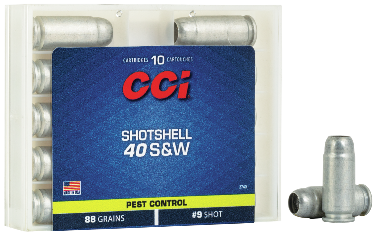 CCI Schrotmunition .40 S&W 5,7g Shotshell 2,00mm Pest Control
