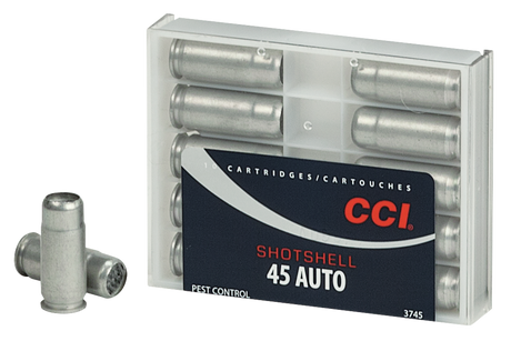 CCI Schrotmunition .45 Auto 7,8g Shotshell 2,00mm Pest Control