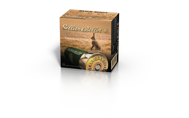 Sellier & Bellot Schrotmunition 12/70 32g 8,40mm Buck Shot