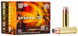Federal Revolvermunition .500 S&W Mag. 21,1g Fusion Soft Point