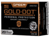 Speer Revolvermunition Gold Dot .357 Mag. 8,70g Gold Dot Hollow Point Short Barrel