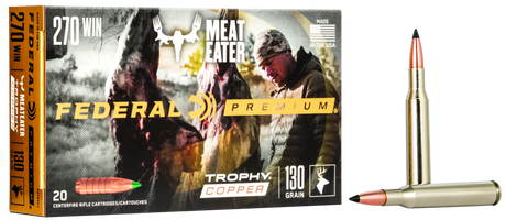 Federal Büchsenmunition Premium .270 Win. 8,4g Trophy Copper