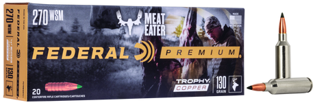 Federal Büchsenmunition Premium .270 WSM 8,4g Trophy Copper