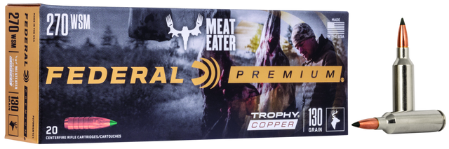 Federal Büchsenmunition Premium .270 WSM 8,4g Trophy Copper