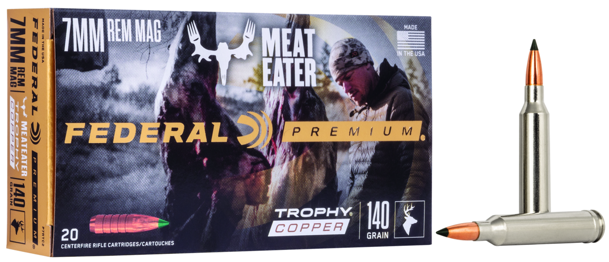 Federal Büchsenmunition Premium 7 mm Rem. Mag. 9,1g Trophy Copper
