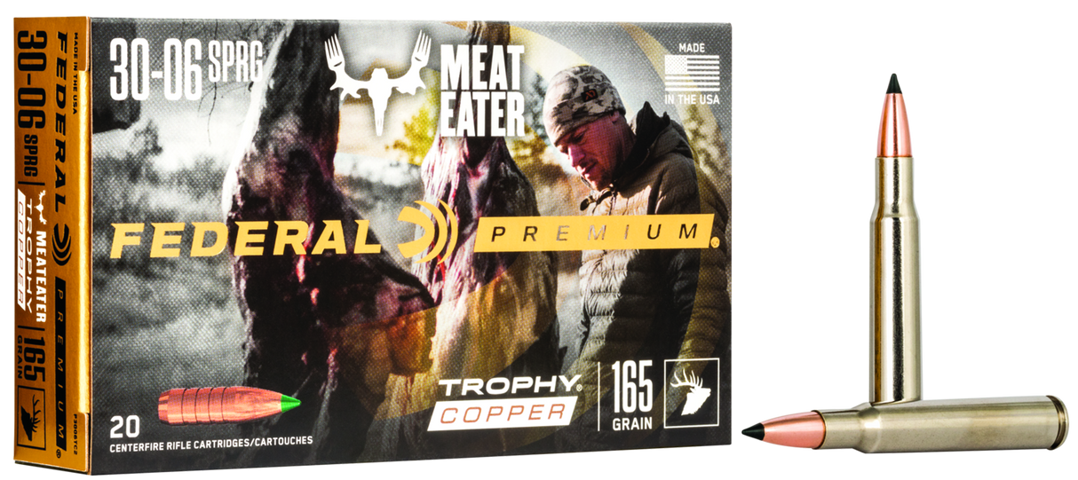 Federal Büchsenmunition Premium .30-06 Spring 10,7g Trophy Copper