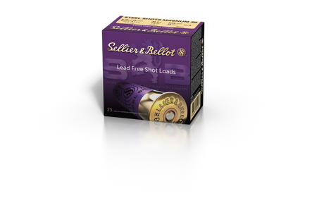 S&B Schrotmunition 12/76 36,00g 3,81 mm Steel Shot Magnum