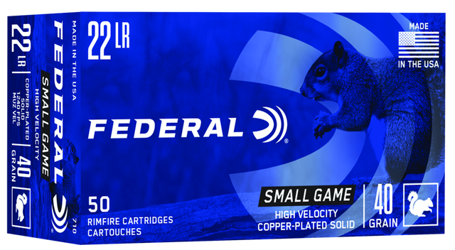 Federal Kleinkalibermunition .22 LR 2,6g Copper Plated Round Nose Game Shok