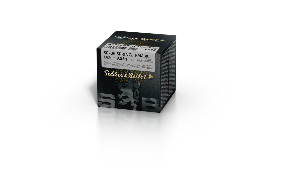 S&B Büchsenmunition .30-06 Spring 9,70g Full Metal Jacket M1 GARAND