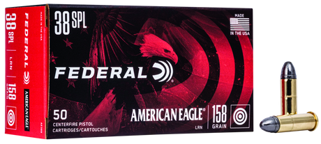 Federal Revolvermunition American Eagle .38 Special 10,2g Lead Round Nose