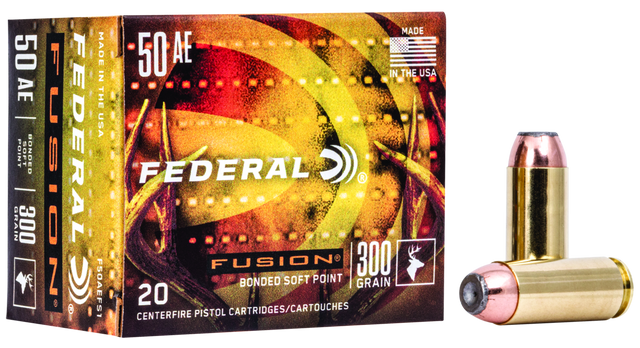 Federal Pistolenmunition .50 AE 19,4g Fusion Soft Point
