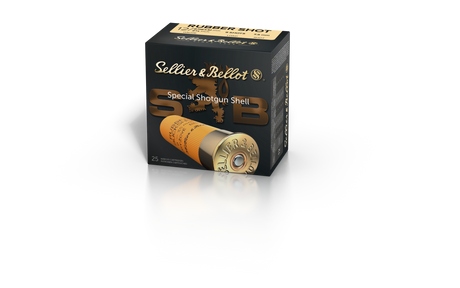 Sellier & Bellot Schrotmunition 12/67,5 12g 7,50mm Rubber Ball 9 Kugeln