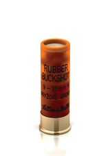 Sellier & Bellot Schrotmunition 12/67,5 12g 7,50mm Rubber Ball 9 Kugeln