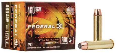 Federal Revolvermunition .460 S&W Mag. 16,8g Fusion Soft Point