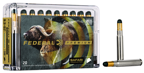 Federal Büchsenmunition Premium 9,3 x 62 18,5g Woodleigh Hydro Solid Cape Shok