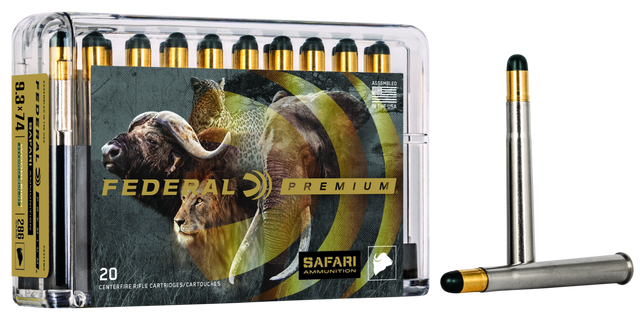 Federal Büchsenmunition Premium 9,3 x 74 R 18,5g Woodleigh Hydro Solid Cape Shok