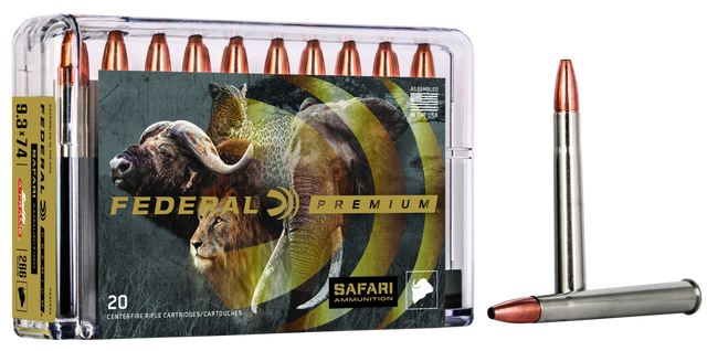 Federal Büchsenmunition Premium 9,3 x 74 R 18,5g Swift A-Frame Cape Shok