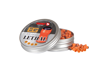 Gamo Luftdruckmunition Lethal Bear Grylls 4,5 mm Schwarz 100 Stück