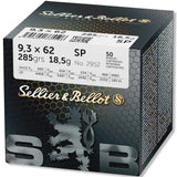 Sellier & Bellot Büchsenmunition 9,3 x 62 18,5g Soft Point Schüttpackung mit 50 Stück