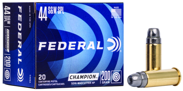 Federal Revolvermunition .44 S&W Special 13g Semi-Wadcutter Hollow Point Champion Training