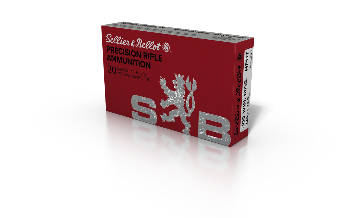 Sellier & Bellot Büchsenmunition Precision Ammo .300 Win. Mag. 14,3g Hollow Point Boat Tail
