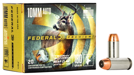 Federal Pistolenmunition Premium 10 mm Auto 11,7g Bonded Soft Point Vital Shok
