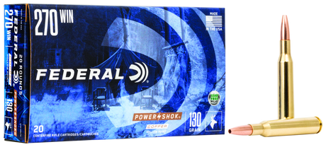 Federal Büchsenmunition .270 Win. 8,4g Copper Hollow Point Power Shok